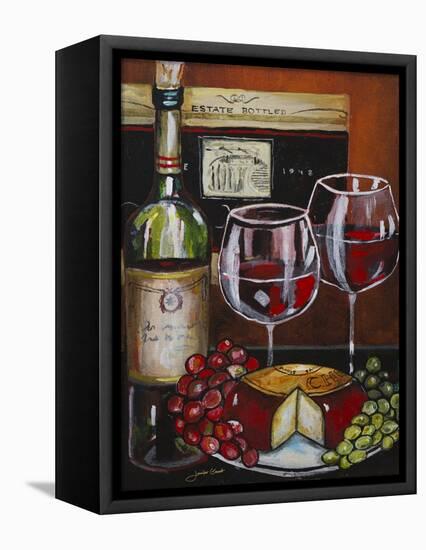 Wine and Cheese III-Jennifer Garant-Framed Premier Image Canvas