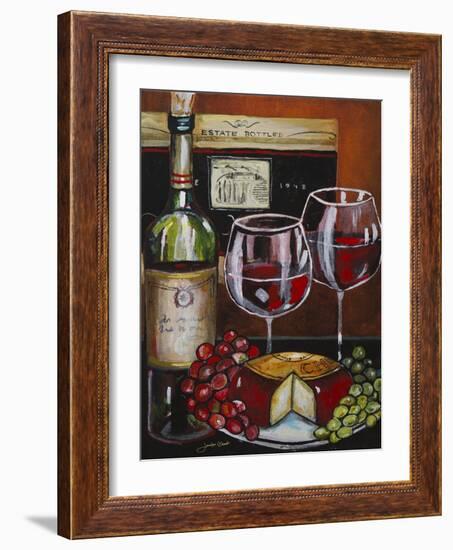 Wine and Cheese III-Jennifer Garant-Framed Giclee Print