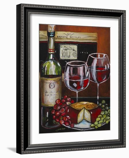 Wine and Cheese III-Jennifer Garant-Framed Giclee Print