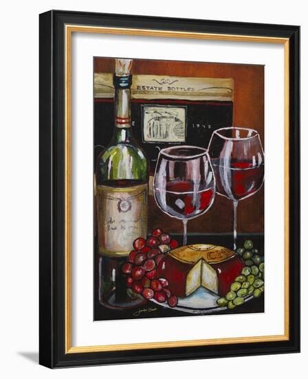 Wine and Cheese III-Jennifer Garant-Framed Giclee Print