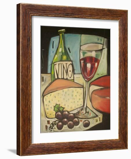 Wine and Cheese Please-Tim Nyberg-Framed Giclee Print