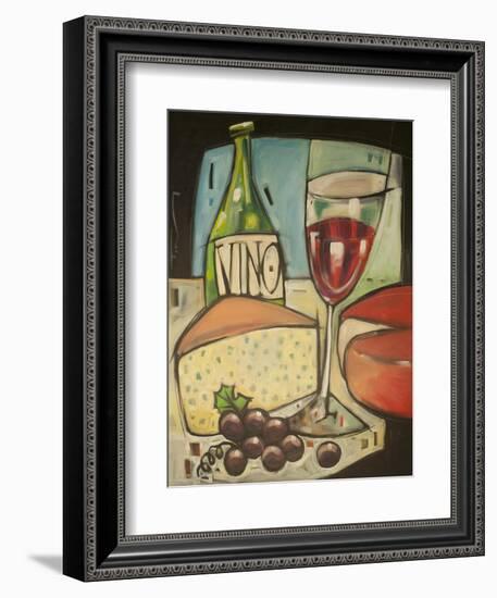 Wine and Cheese Please-Tim Nyberg-Framed Giclee Print