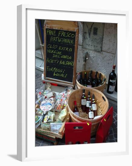 Wine and Cheese Shop, Lake Garda, Bardolino, Italy-Lisa S^ Engelbrecht-Framed Photographic Print