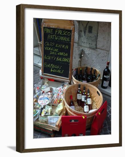 Wine and Cheese Shop, Lake Garda, Bardolino, Italy-Lisa S^ Engelbrecht-Framed Photographic Print