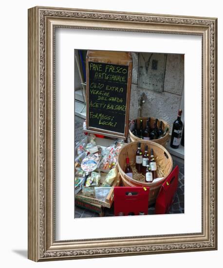 Wine and Cheese Shop, Lake Garda, Bardolino, Italy-Lisa S^ Engelbrecht-Framed Photographic Print