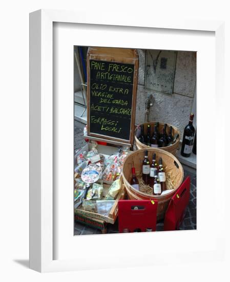 Wine and Cheese Shop, Lake Garda, Bardolino, Italy-Lisa S^ Engelbrecht-Framed Photographic Print