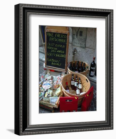 Wine and Cheese Shop, Lake Garda, Bardolino, Italy-Lisa S^ Engelbrecht-Framed Photographic Print