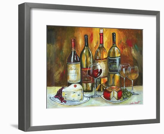 Wine and Cheese-Jennifer Garant-Framed Giclee Print