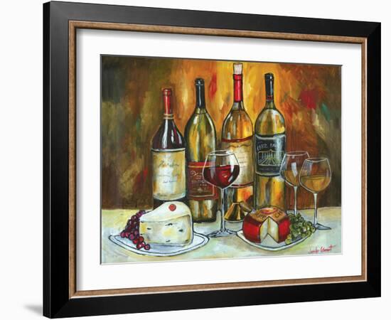 Wine and Cheese-Jennifer Garant-Framed Giclee Print