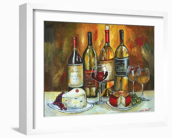 Wine and Cheese-Jennifer Garant-Framed Giclee Print