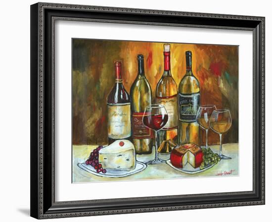 Wine and Cheese-Jennifer Garant-Framed Giclee Print