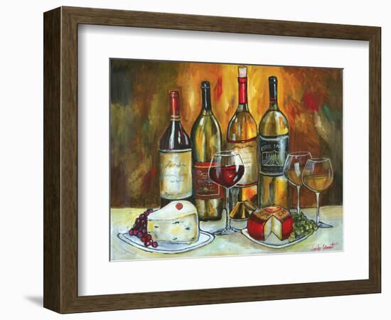 Wine and Cheese-Jennifer Garant-Framed Giclee Print