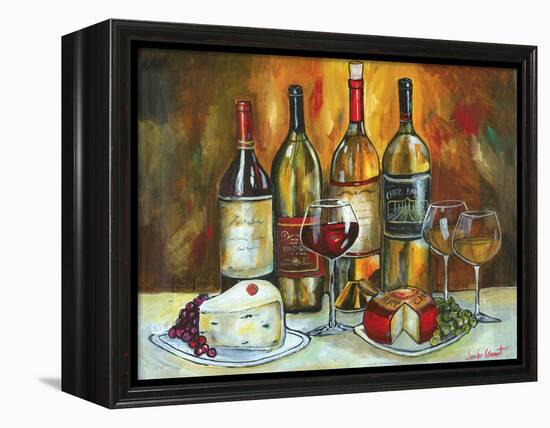 Wine and Cheese-Jennifer Garant-Framed Premier Image Canvas