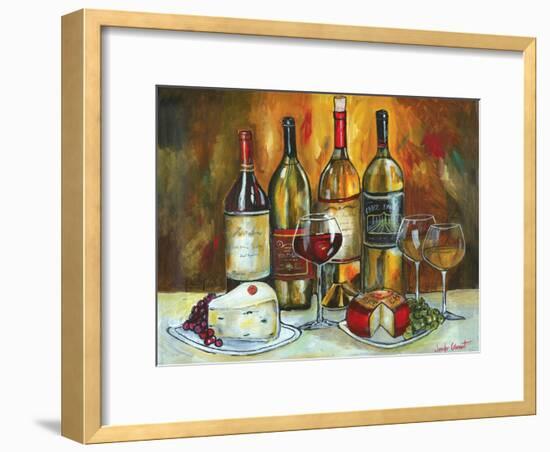 Wine and Cheese-Jennifer Garant-Framed Premium Giclee Print