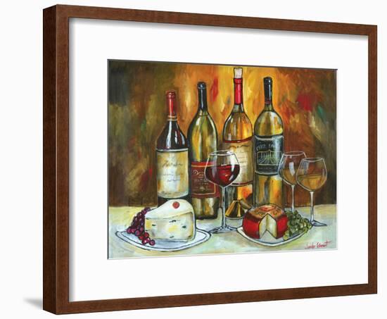 Wine and Cheese-Jennifer Garant-Framed Premium Giclee Print