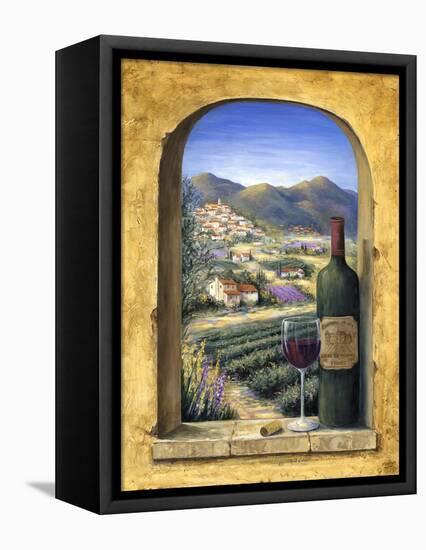 Wine and Lavender II-Marilyn Dunlap-Framed Stretched Canvas