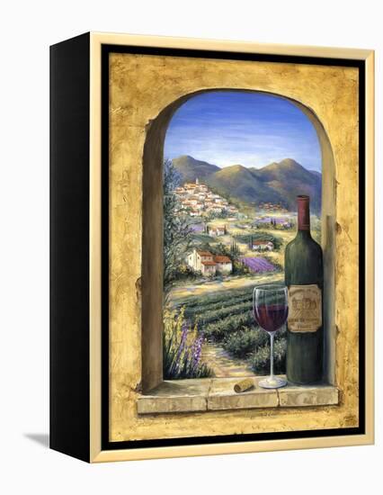 Wine and Lavender II-Marilyn Dunlap-Framed Stretched Canvas