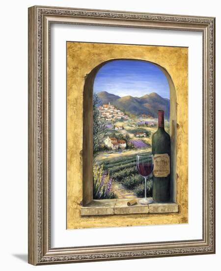 Wine and Lavender II-Marilyn Dunlap-Framed Art Print