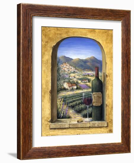 Wine and Lavender II-Marilyn Dunlap-Framed Art Print