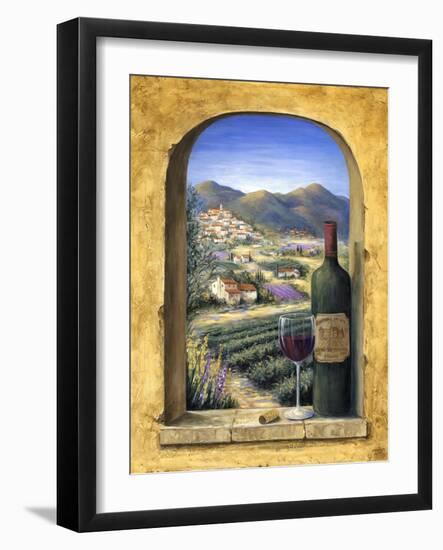 Wine and Lavender II-Marilyn Dunlap-Framed Art Print