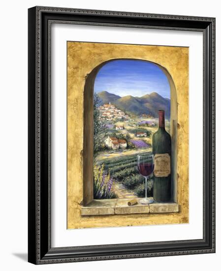 Wine and Lavender II-Marilyn Dunlap-Framed Art Print