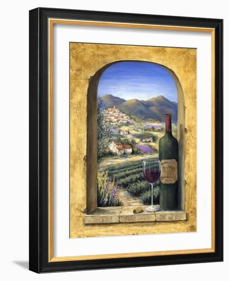 Wine and Lavender II-Marilyn Dunlap-Framed Art Print