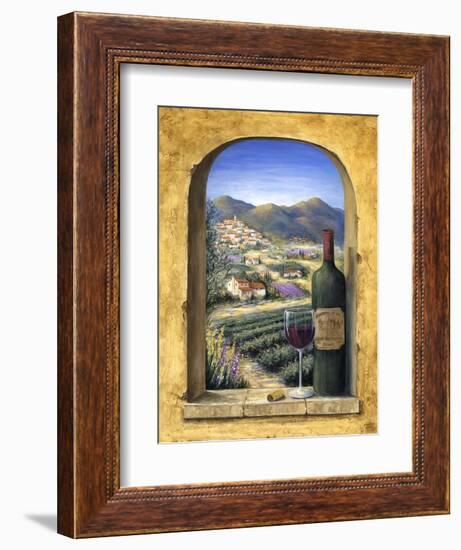 Wine and Lavender II-Marilyn Dunlap-Framed Art Print