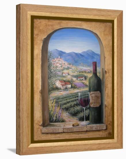 Wine and Lavender-Marilyn Dunlap-Framed Stretched Canvas