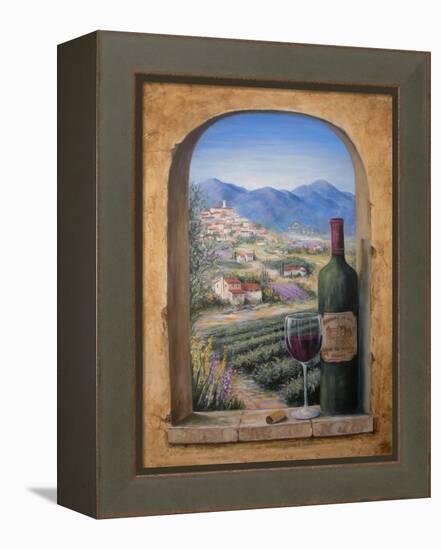 Wine and Lavender-Marilyn Dunlap-Framed Stretched Canvas