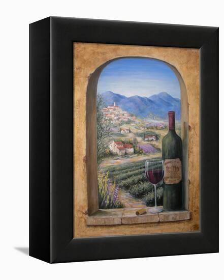 Wine and Lavender-Marilyn Dunlap-Framed Stretched Canvas