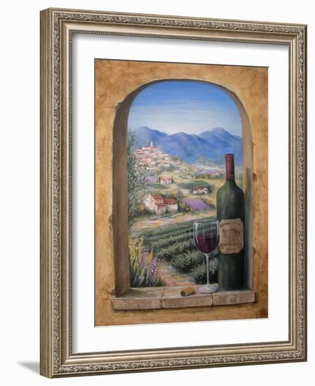 Wine and Lavender-Marilyn Dunlap-Framed Art Print