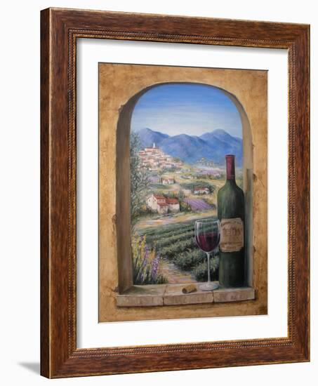 Wine and Lavender-Marilyn Dunlap-Framed Art Print