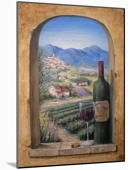 Wine and Lavender-Marilyn Dunlap-Mounted Art Print