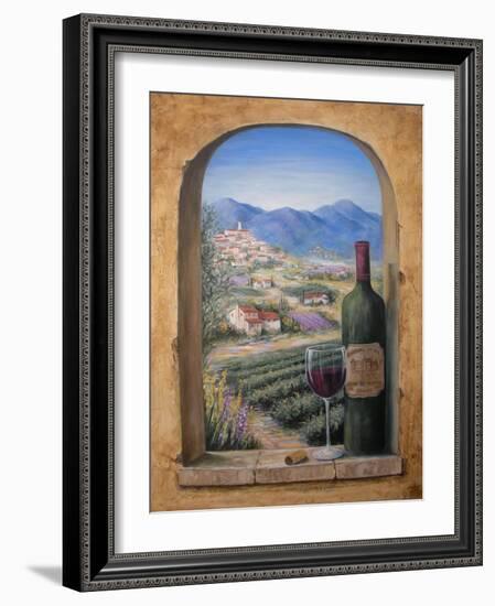 Wine and Lavender-Marilyn Dunlap-Framed Art Print
