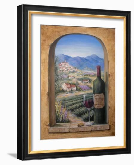 Wine and Lavender-Marilyn Dunlap-Framed Art Print