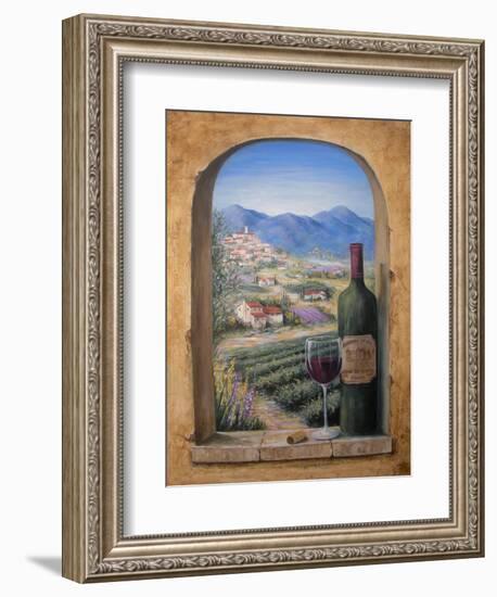 Wine and Lavender-Marilyn Dunlap-Framed Art Print