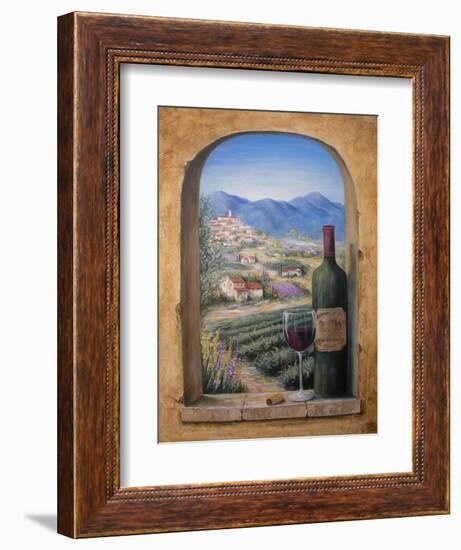 Wine and Lavender-Marilyn Dunlap-Framed Art Print