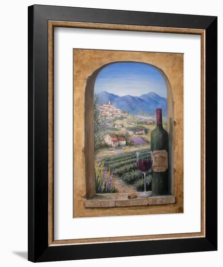 Wine and Lavender-Marilyn Dunlap-Framed Art Print