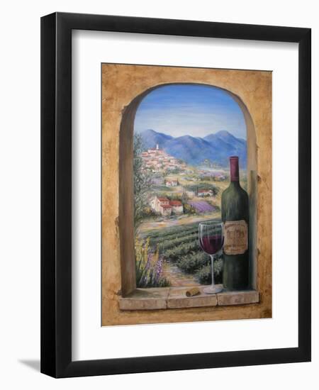 Wine and Lavender-Marilyn Dunlap-Framed Art Print