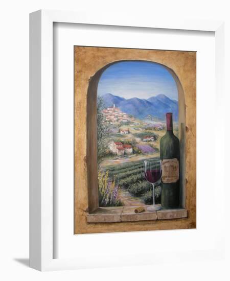 Wine and Lavender-Marilyn Dunlap-Framed Art Print