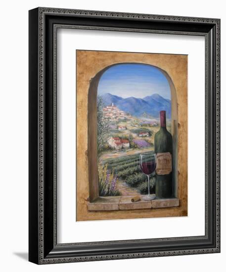 Wine and Lavender-Marilyn Dunlap-Framed Art Print