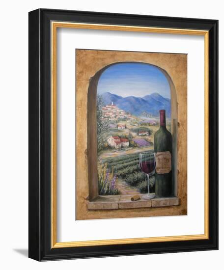 Wine and Lavender-Marilyn Dunlap-Framed Art Print