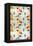 Wine and Martini Glass Pattern-Lantern Press-Framed Stretched Canvas