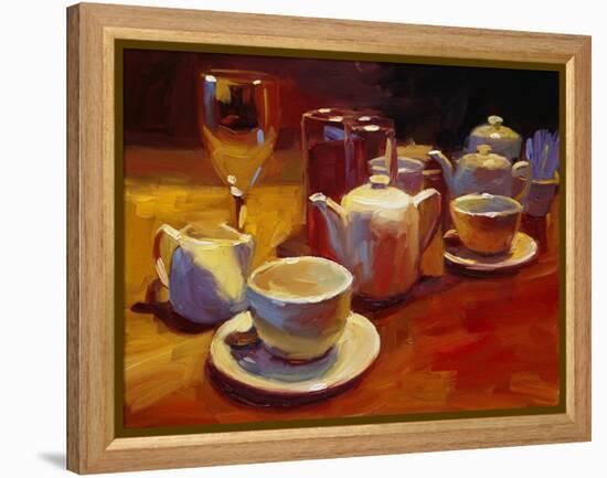 Wine and Tea, London-Pam Ingalls-Framed Premier Image Canvas