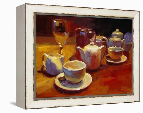 Wine and Tea, London-Pam Ingalls-Framed Premier Image Canvas