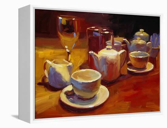 Wine and Tea, London-Pam Ingalls-Framed Premier Image Canvas