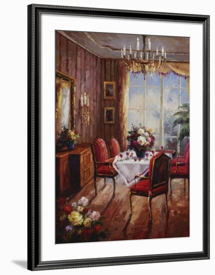 Wine Apertif Salon-Foxwell-Framed Art Print