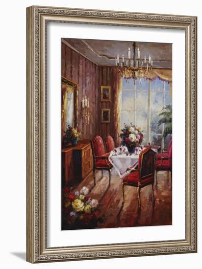 Wine Apertif Salon-Foxwell-Framed Art Print