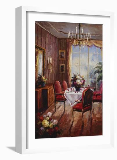 Wine Apertif Salon-Foxwell-Framed Art Print