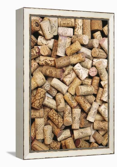 Wine Bottle Corks-Alan Sirulnikoff-Framed Premier Image Canvas